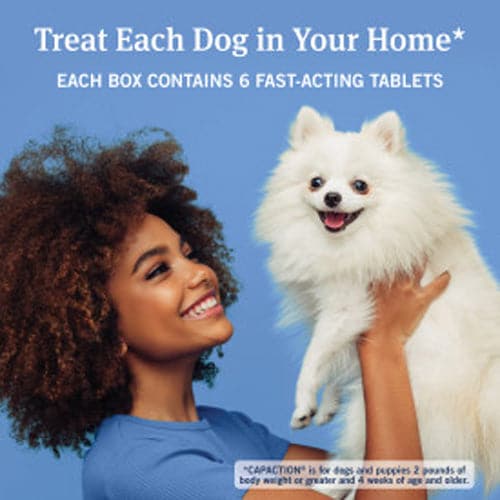 Petarmor Capaction Fast-Acting Oral Flea Treatment for Medium & Large Dogs