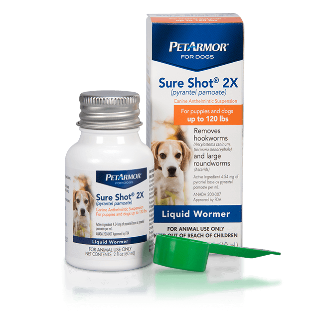 PetArmor® Sure Shot 2X (pyrantel pamoate) for Dogs