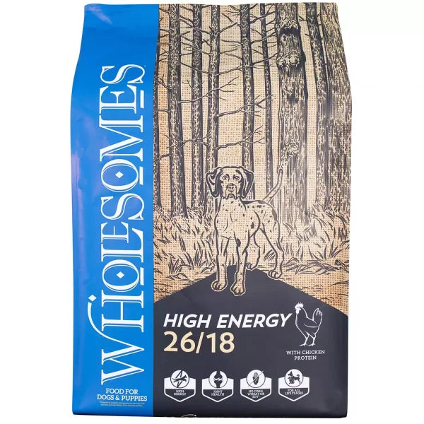 Wholesomes High Energy 26/18 Dry Dog Food (40-lb)