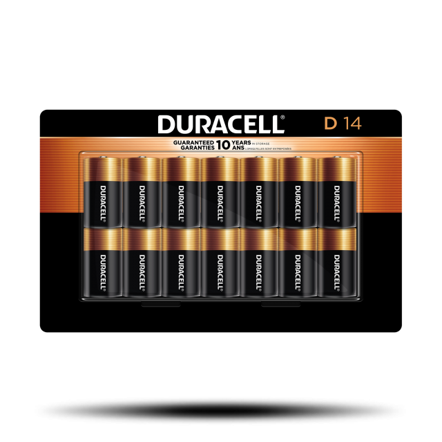 Duracell Coppertop D Alkaline Batteries