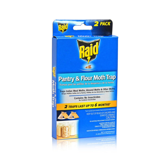 Raid 2 Pack Pantry & Flour Moth Trap