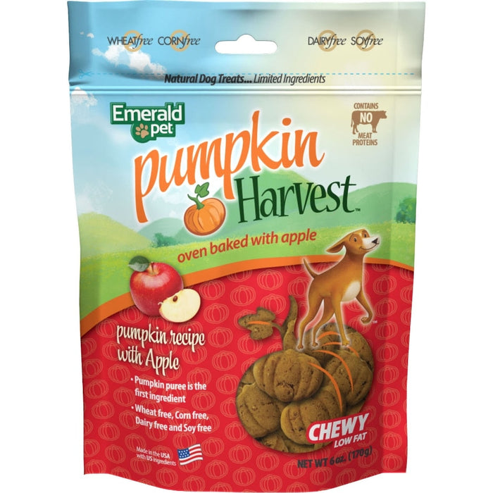 Emerald Pet Pumpkin Harvest Chewy Dog Treats