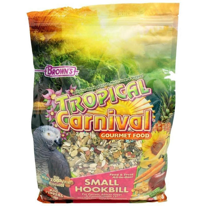 TROPICAL CARNIVAL GOURMET SMALL HOOKBILL FOOD