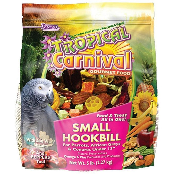 TROPICAL CARNIVAL GOURMET SMALL HOOKBILL FOOD